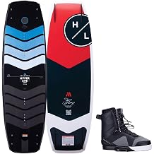 Hyperlite Murray Pro Mens Wakeboard 134 W/Team X Bindings Black/Red 134cm/7-8