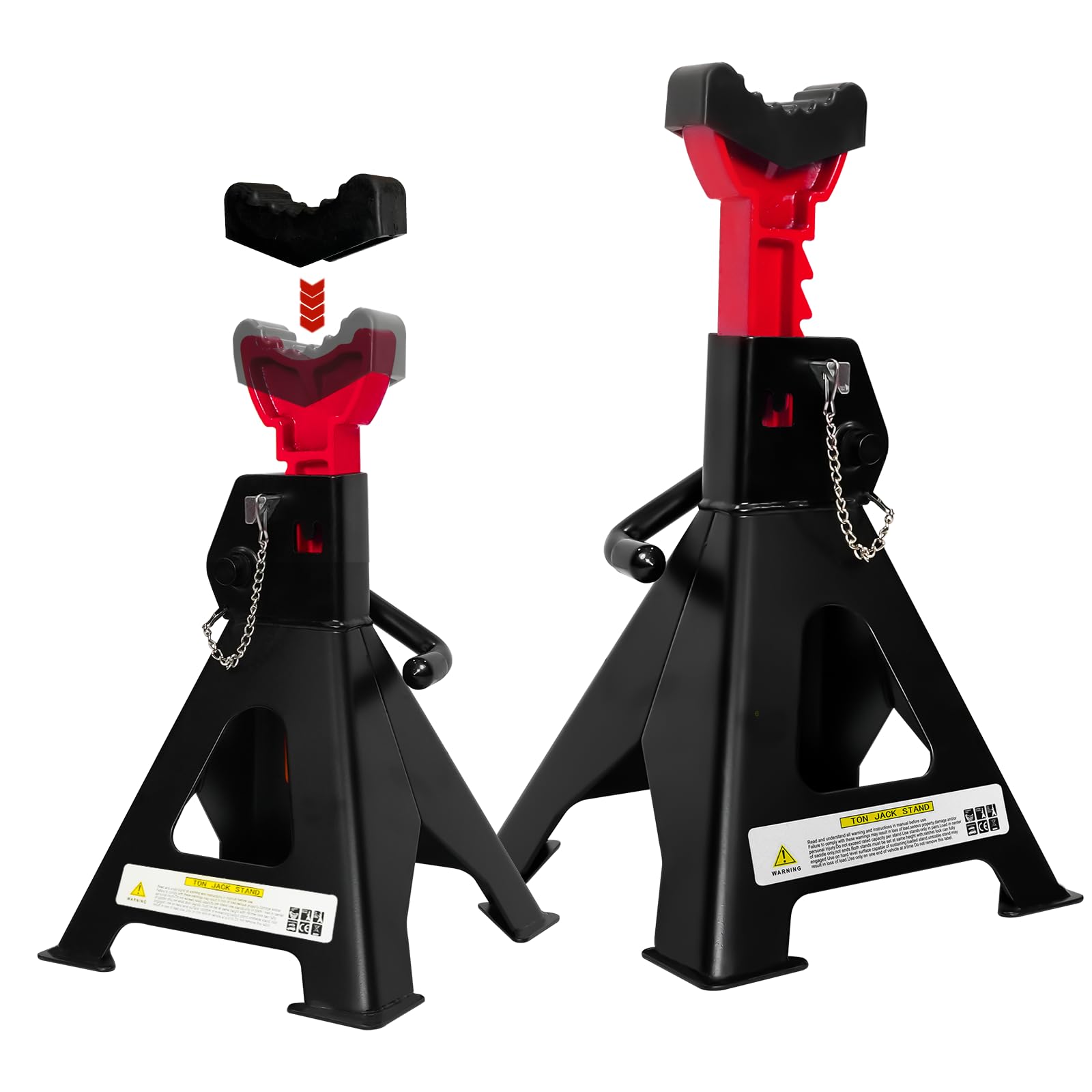 Amazon.com: YATOINTO 6 Ton Jack Stands, 15.6