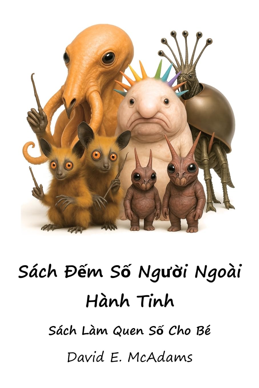 Sách Đếm Số Người Ngoài Hành Tinh: Sách Làm Quen Số Cho Bé (Sách Toán Cho Trẻ Em)