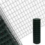 Drahtstärke: ca. 2,2 mm mit PVC Beschichtung (ca. 1,8 mm ohne Beschichtung)
