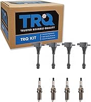 Vista 139 de Kit de Bobina de Encendido y Bujía de TRQ 8 Piezas Bujías de Iridio Compatibles con Toyota Tacoma 2005-2014 4Runner 2010 Tacoma 2015-2021
