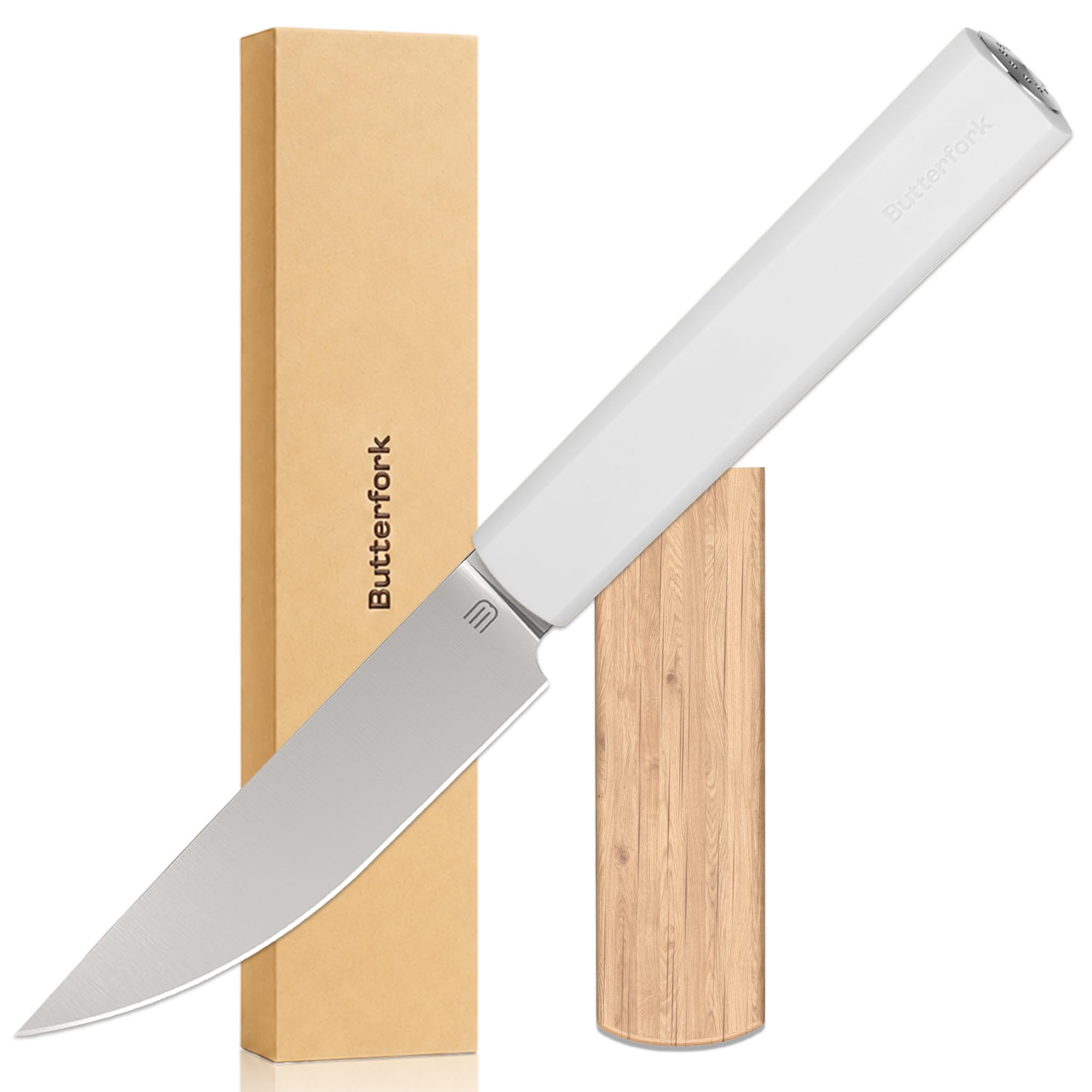 8 Inch Chef Knife, Kitchen Knife with AR-RPM9 Steel & Ergonomic ABS Handle — Amazon image 16