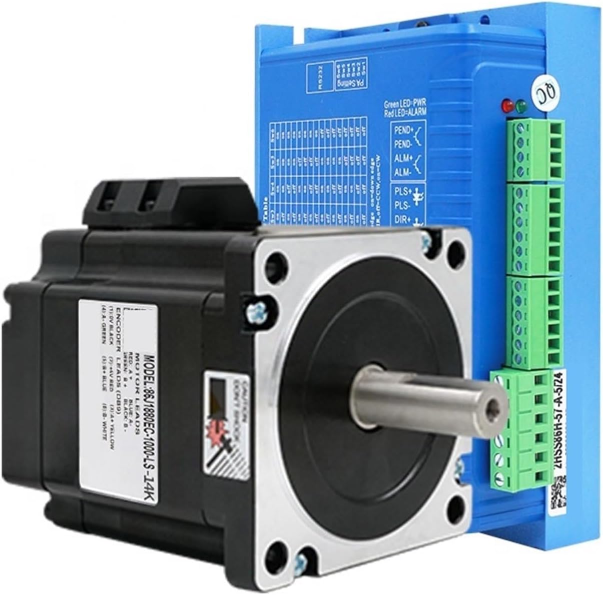 86J1880EC-1000-LS+2HSS86H 6A Closed Loop Servo Stepper Motor Drive Kit with Encoder