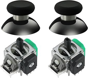 GuliKit TMR Joysticks Replacement for Xbox Series S/X Game Controller, Anti-Drift, Electromagnetic Joystick Repair Kit, 2 Thumb Stick Caps included