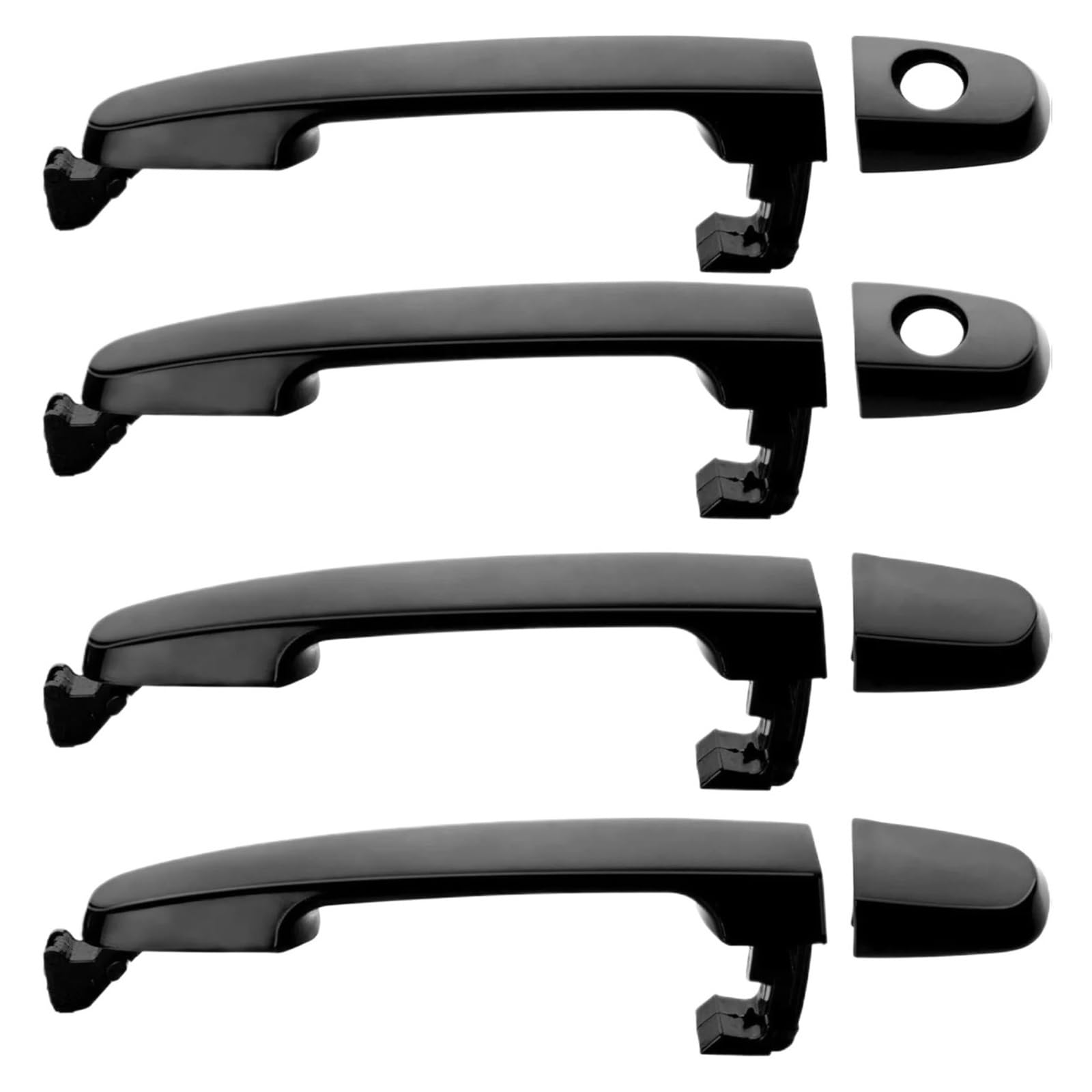 Pacsci One Color Car Outer Door Handle For Toyota For Corolla Matrix For Rav4 For Yaris For Solara For Highlander For Camry Exterior Front Outside Door Handle