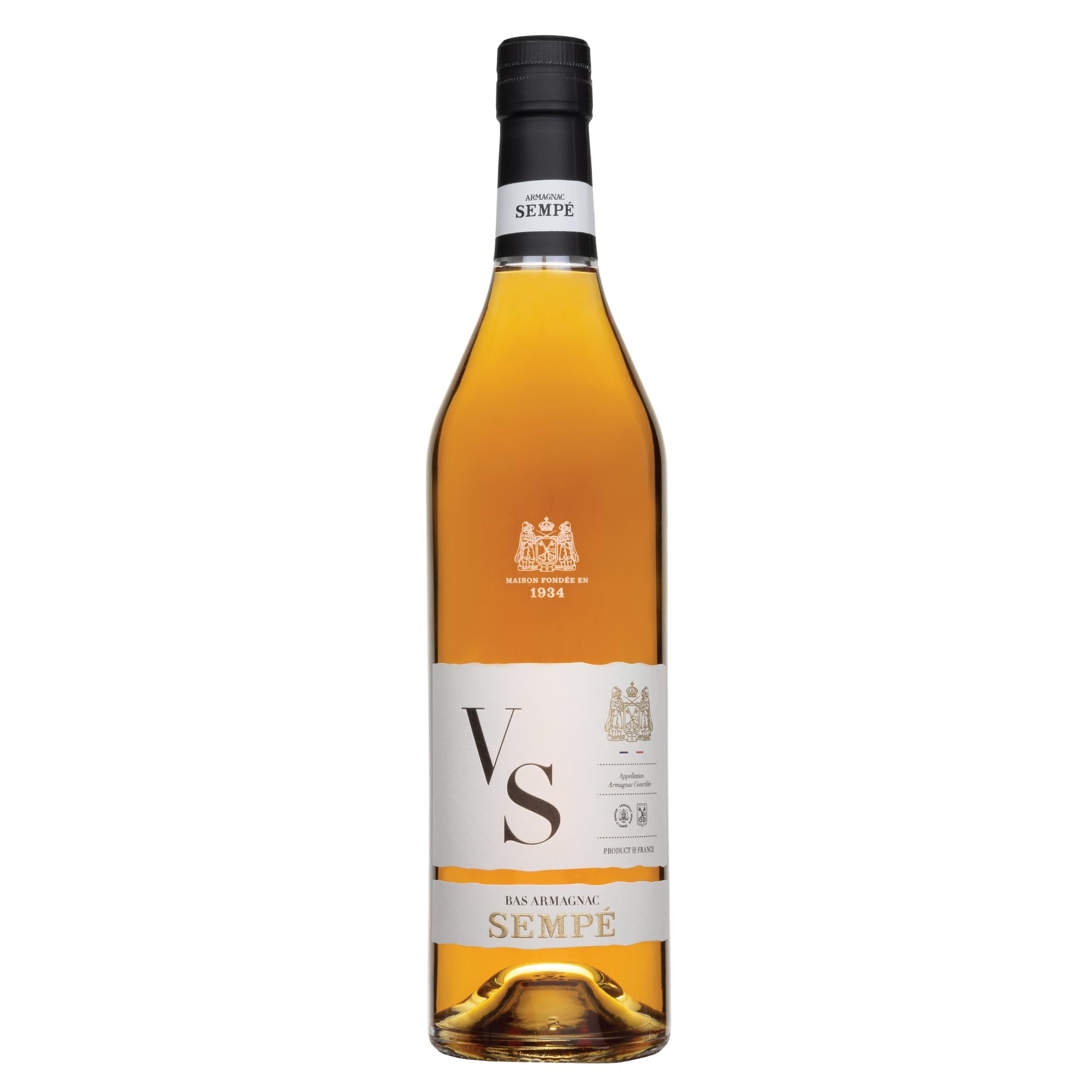 Sempé VS Bas Armagnac Brandy - 70cl, 40% ABV - Cask Aged - Enjoy Neat, with a Mixer or in a Cocktail - Ideal Brandy Gifts for Men or Women