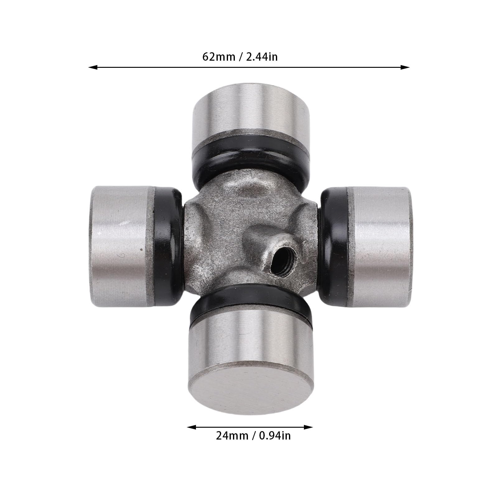 Kit Joint Universel Arbre Transmission pour Série 1 3 5 E87 E46 E60 X3 E83, Croisillon Acier 24mm x 62mm OEM 26207525969 Pièce Réparation Auto