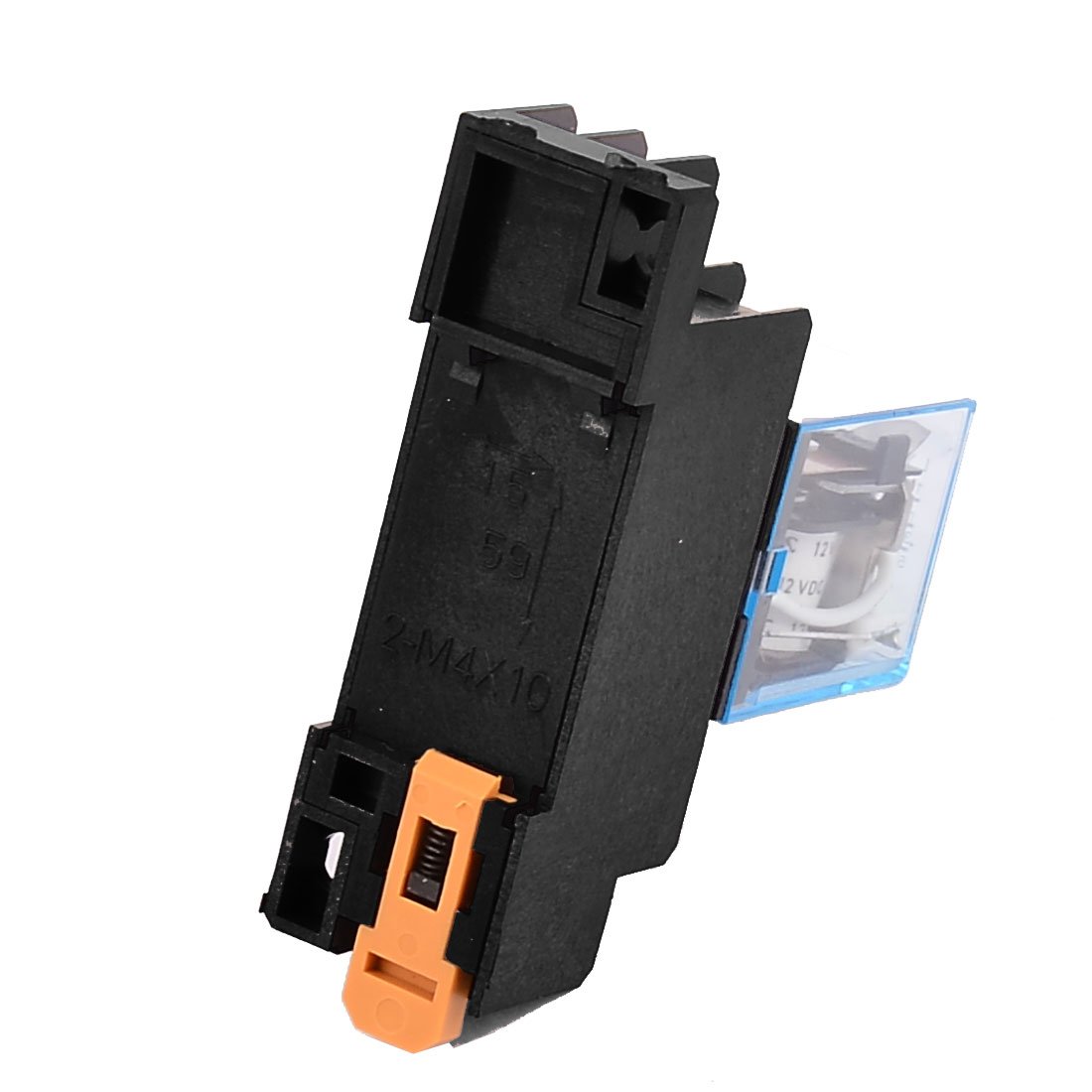 Base Support Relais Sur Rail DIN 35mm - 8 Bornes - Modèle 2-M4X10 - Uxcell Neuf