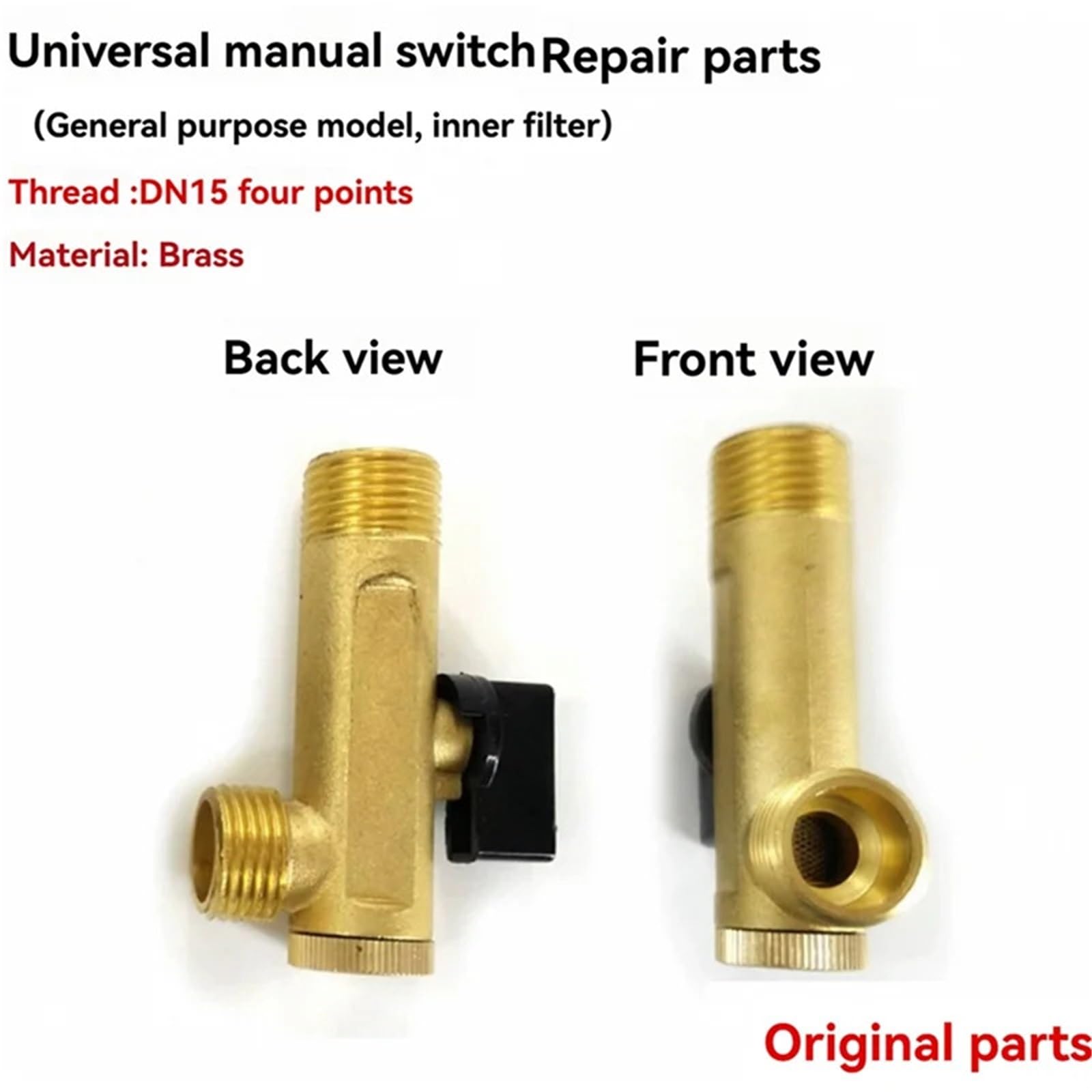 Válvula solenoide de drenaje automático for compresores de aire, filtros secadores, fácil instalación OPT-B-AC220V (una pieza)