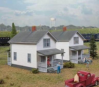 Walthers Cornerstone Company House pkg(2) 933-3790 HO Scale Model Railroad - Structure Kit