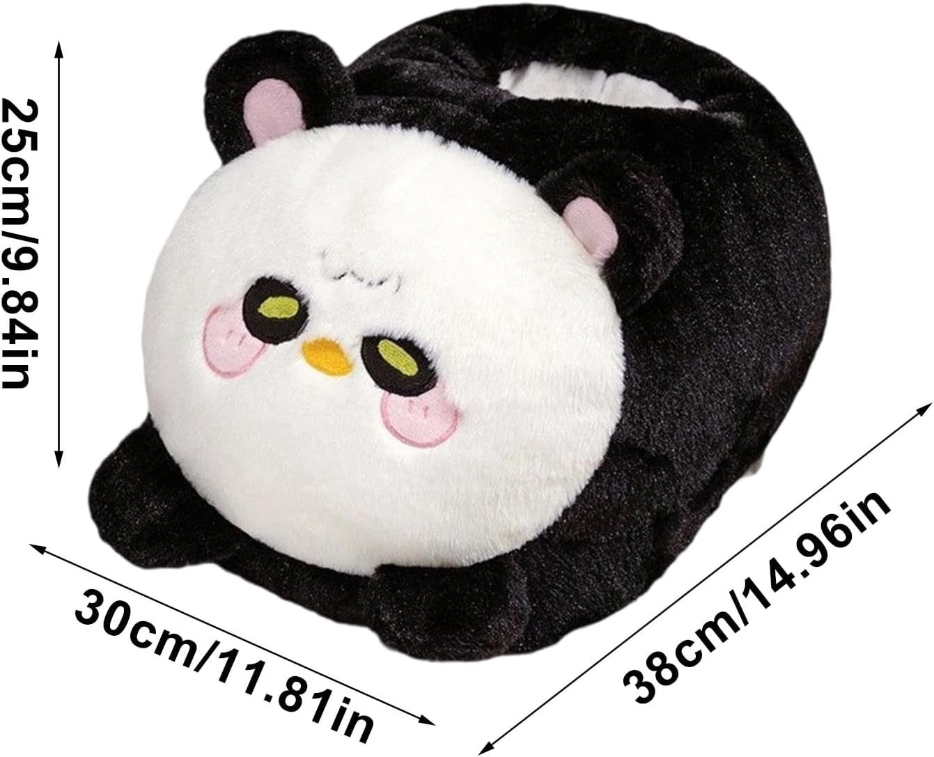 Heated Foot Warmer - Plush Animal Winter Cordless Foot Warmer, Winter Warming Shoes for Daily Adults Kids Dorm Cold Weather Travel Birthday Indoor Living Room