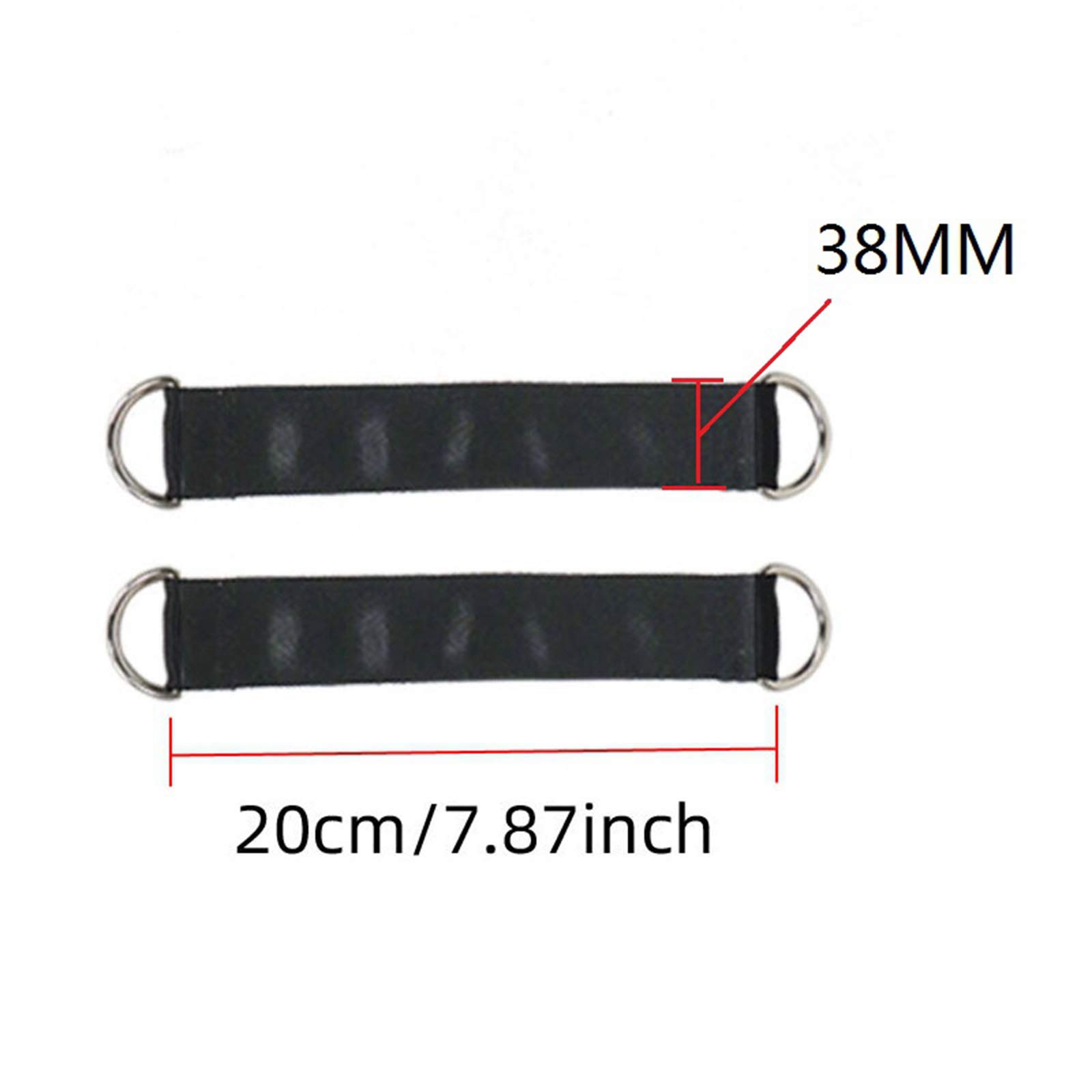 ☆　スイングハンギングストラップ　150㎏　Dリングフック付き　ブラック スイング用ハンギングストラップキット,150 kg,dフック付きジム