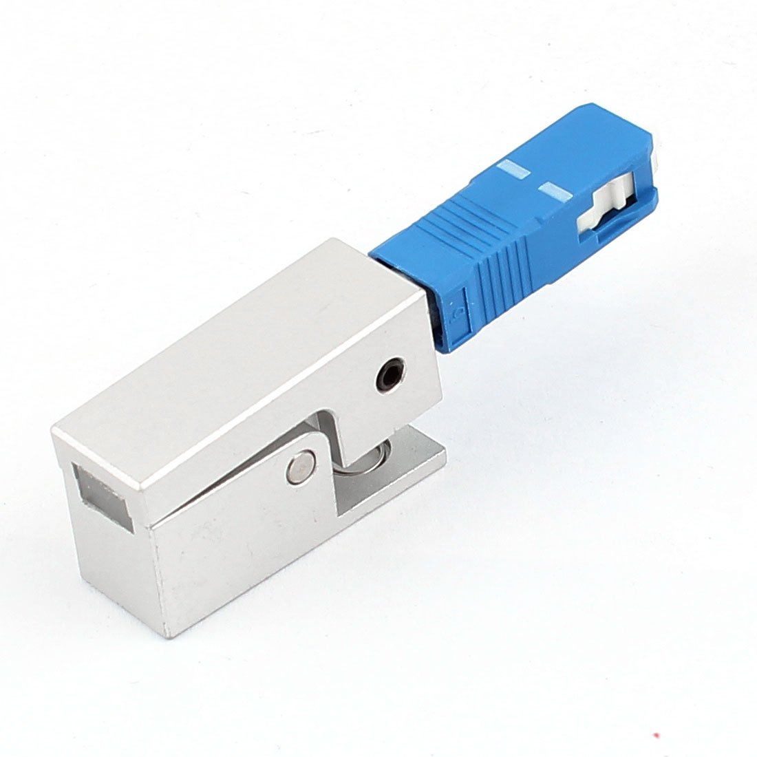 sourcing map FTTH Fibre Optical Connector Square SC Bare Fiber Optic Adapter