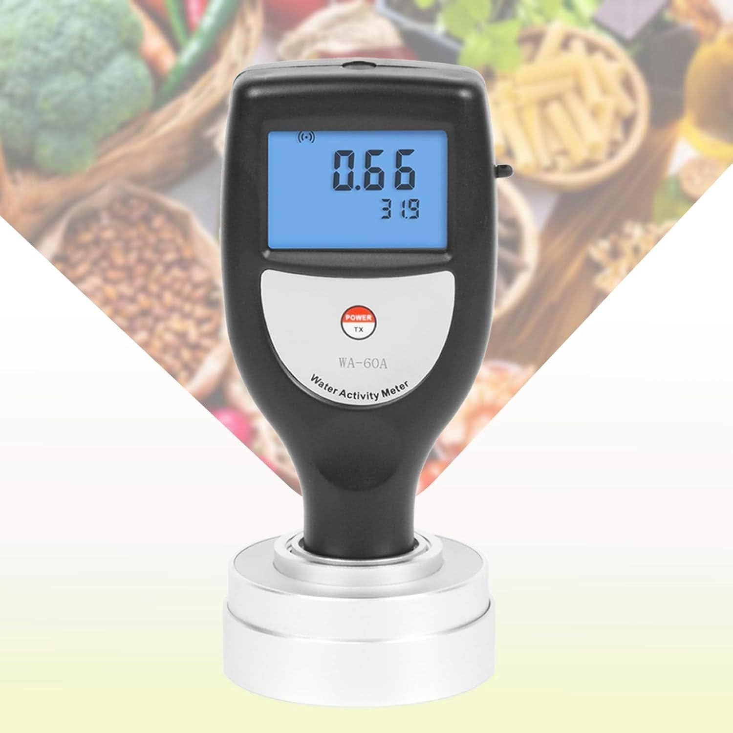 Wasser-Aktivitätsmesser, tragbarer Tester mit Bluetooth-Datenfunktion für Lebensmittel und Ruckeln, Reichweite 0 ~ 1,0 aw, USB-Konnektivität