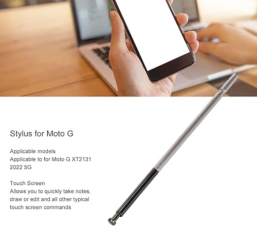 Miniatura 3 de Para Moto G Stylus 5G Touch Screen Pen, repuesto de lápiz capacitivo de alta sensibilidad para Moto G XT2131 2022 5G, lápiz táctil de metal, más