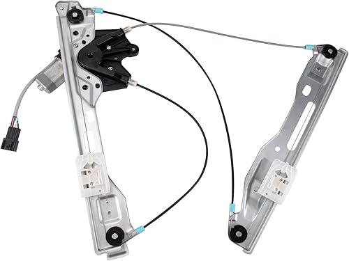 Vista 310 de TRQ Regulador de Elevalunas Eléctrico Trasero Izquierdo y Conjunto del Motor del Lado del Conductor Compatible con Chevrolet Cruze 2012-2015 2016