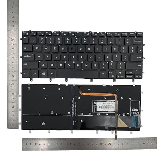 �m�[�g�p�\�R�������p�č����C�A�E�g�A�o�b�N���C�g�L�[�{�[�h�t�� DELL XPS 13 9343 9350 9360 Inspiron 15 7547 7548 Inspiron 13 7000 7347 7348 7352 7353 7359 US �o�b