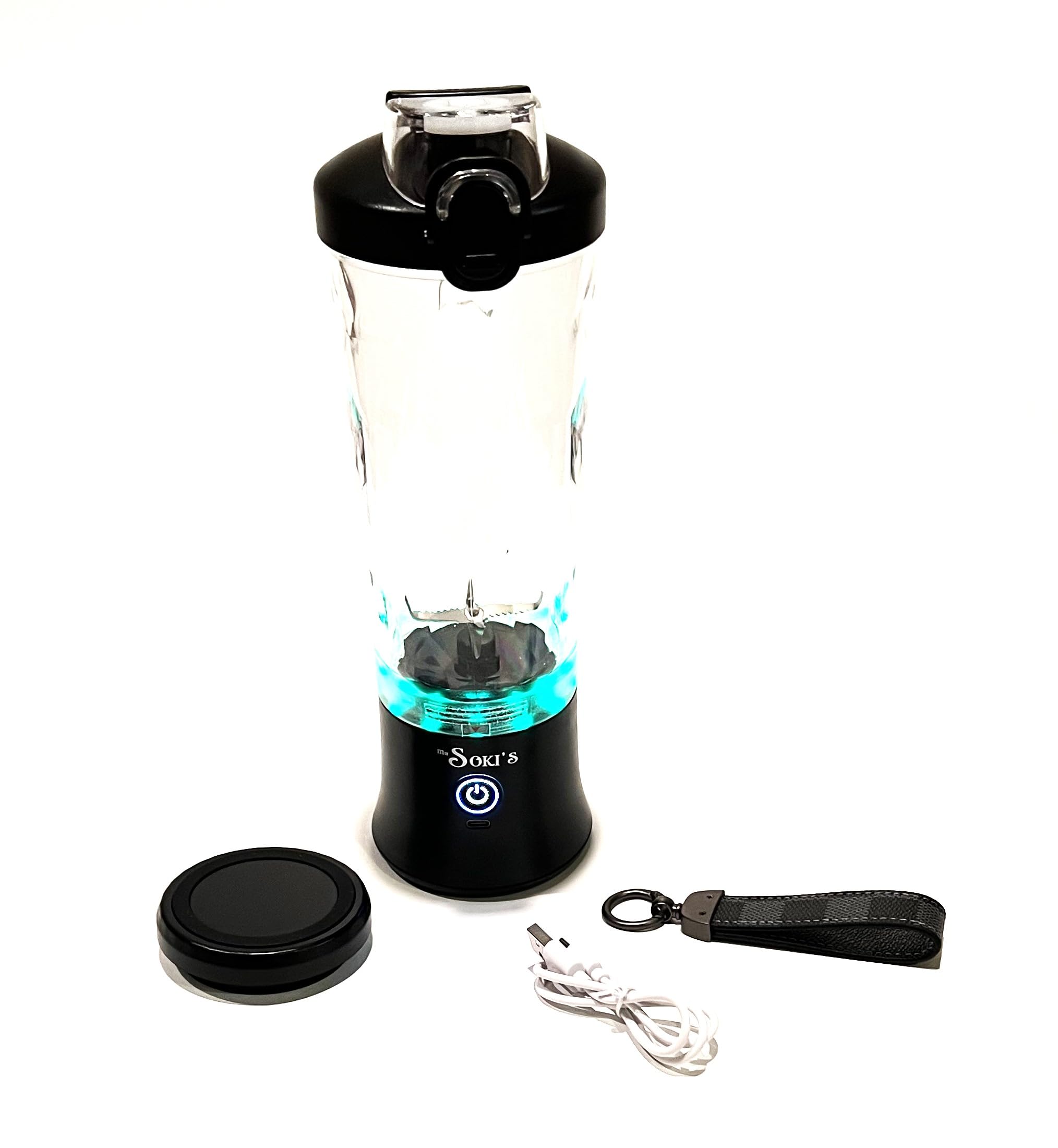MuSOKI'S Stylish Portable Blender 600ML (Black)
