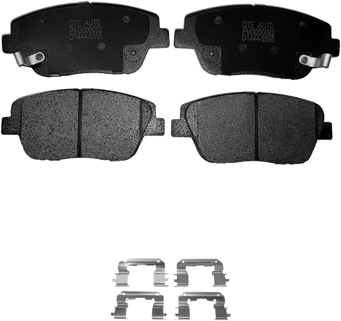 PM Auto Front Brake Pads Replacement For 2011-2015 Hyundai Sonata, 2011-2016 Kia Optima, Set of 4 Ceramic Brakes Pads