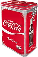 Nostalgic-Art Coca-Cola Retro Coffee Canister - Refresh Yourself - Gift Idea for Coke Fans, Official License Product (OLP), Container with Aromatic Lid, Vintage Design