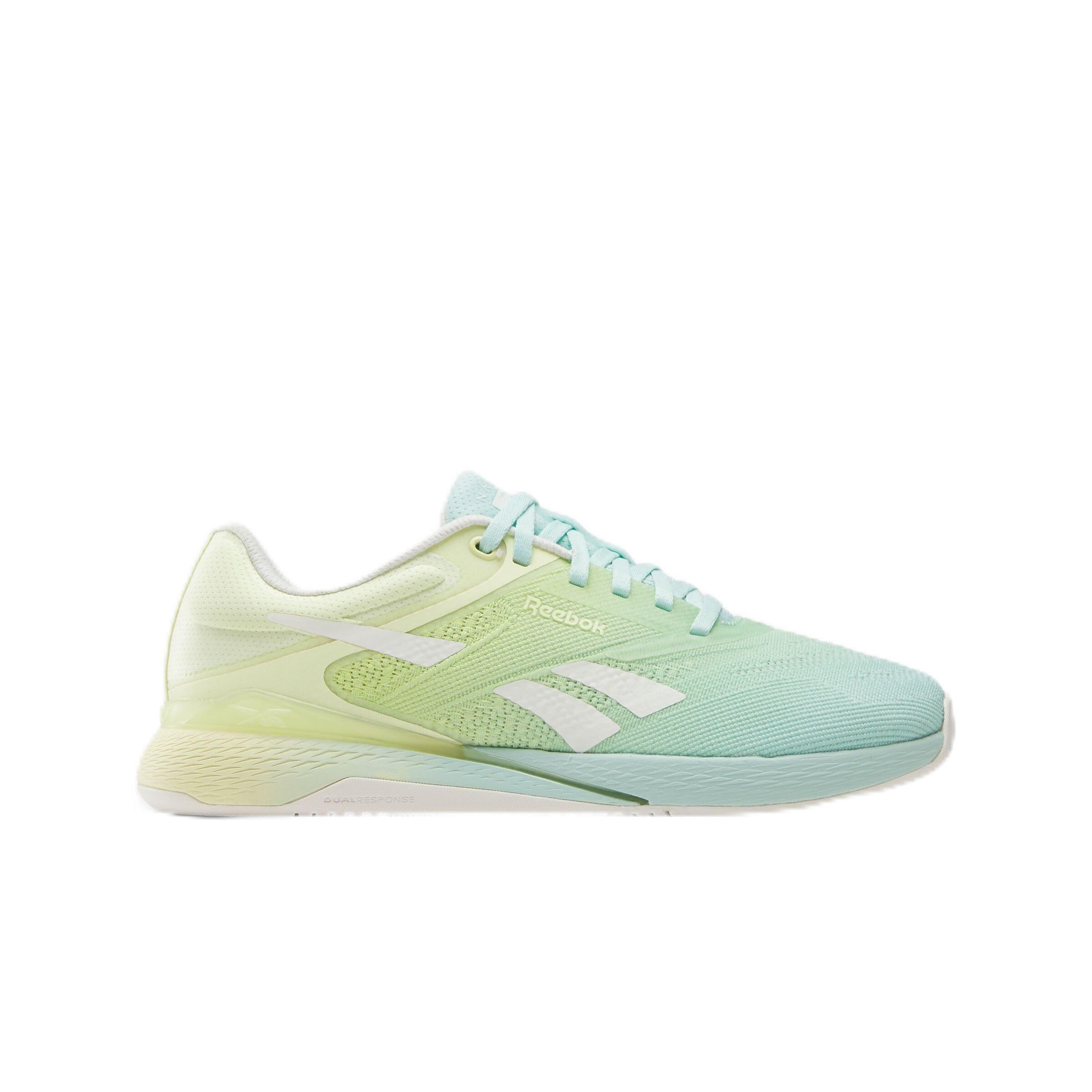Reebok Women's Nano X5 Trainers, Glitch Aqua Yellow Haze Chalk, 5.5 UK