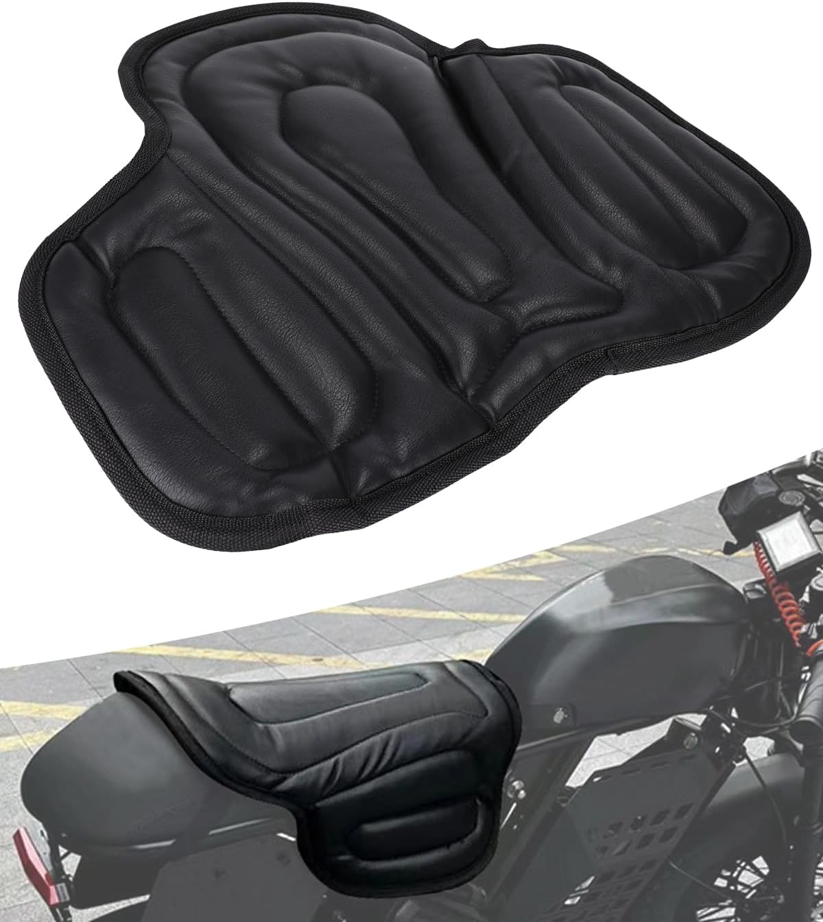 Seat Cover for Super 73,Soft Cushion for Bike Super 73 Most of Models,Like S1/S2/ZX/RX - Black