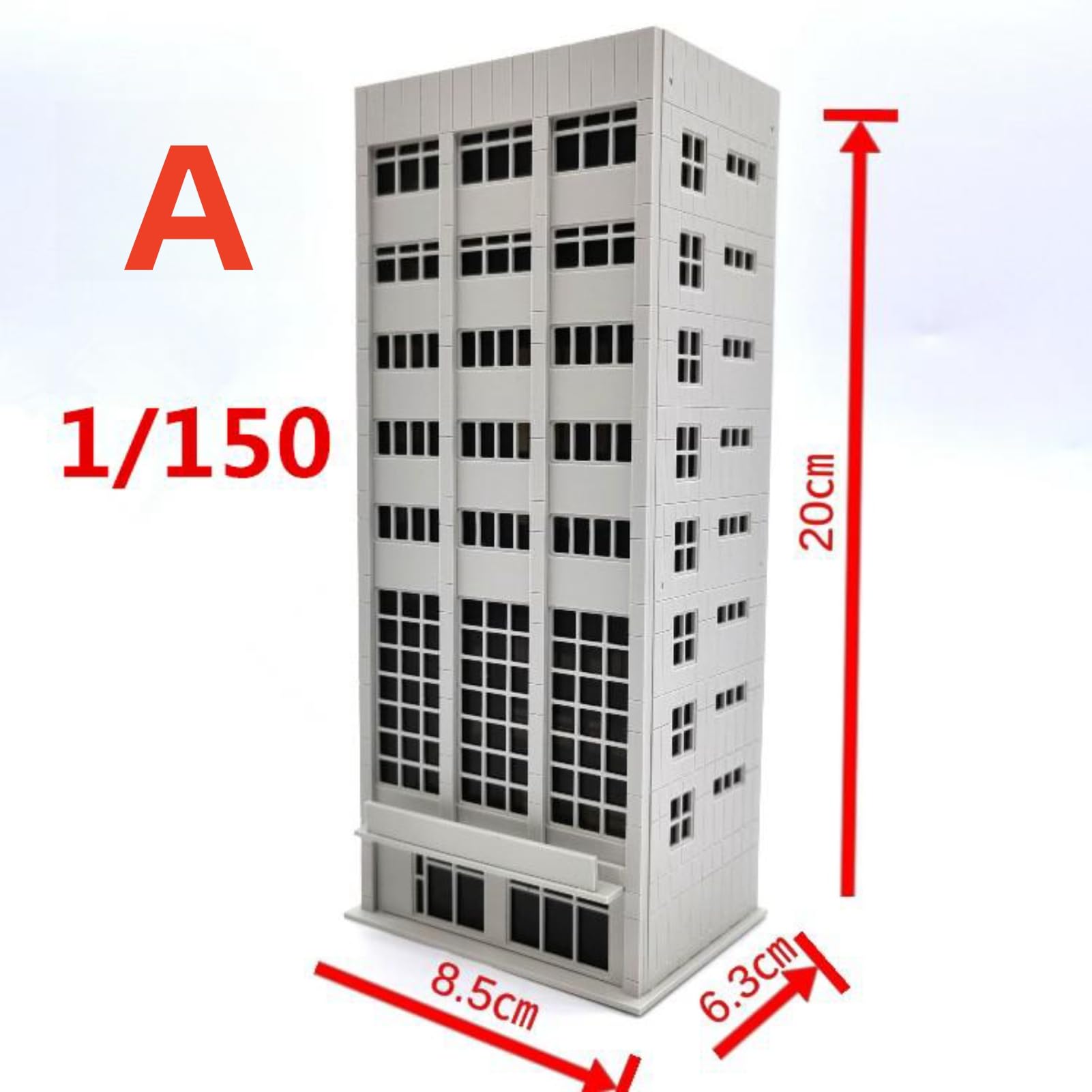 Amazon | Mycity 1/150、1/64 A鉄道風景建築現代高層ビルNとS軌間 (1