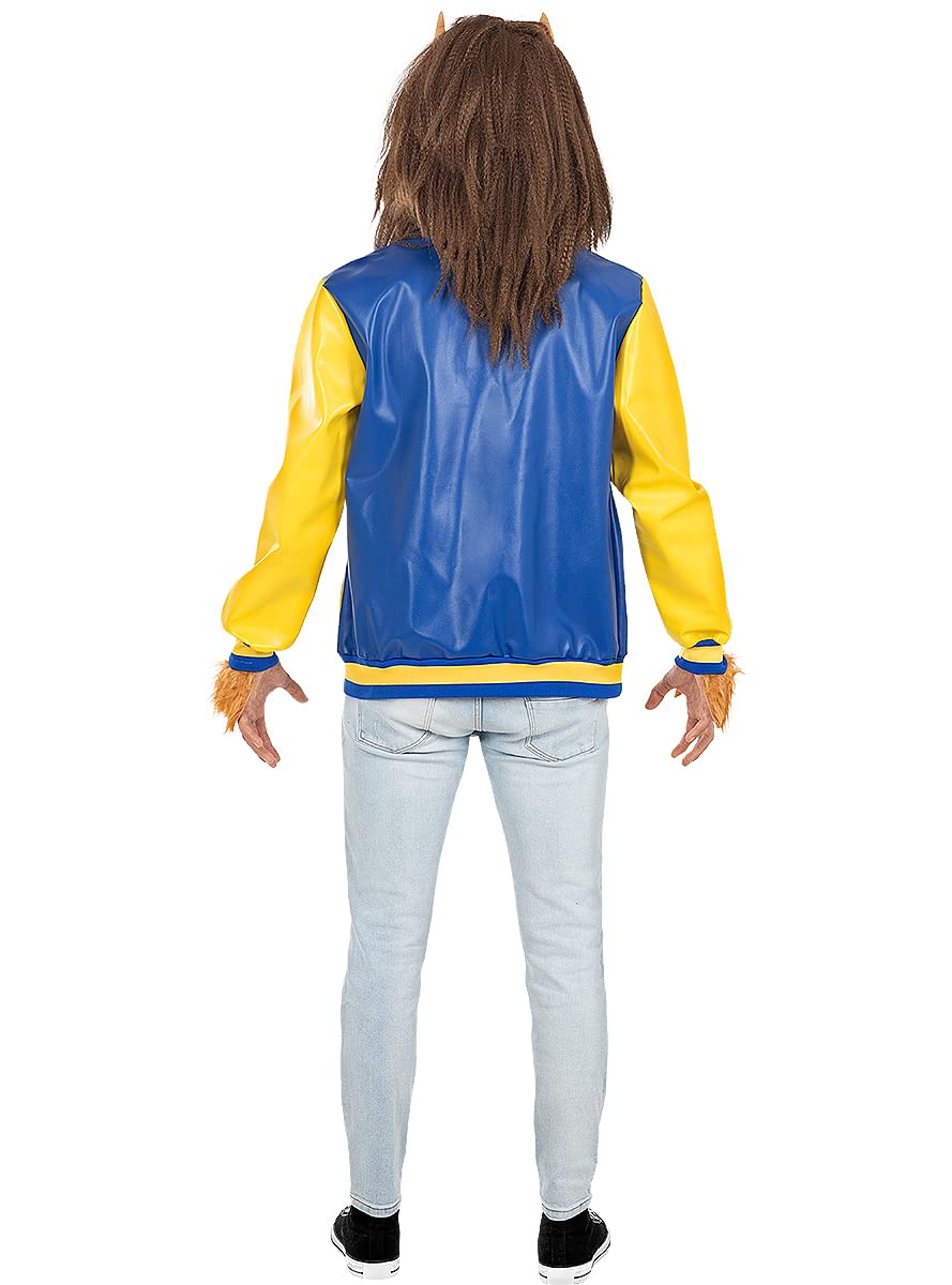 Funidelia | Costume Teen Wolf per uomo Horror, Lupo Mannaro - Costume per Adulto e accessori per Feste, Carnevale e Halloween - Azzurro/Blu