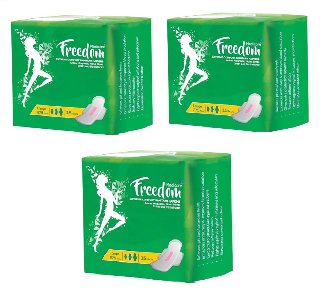 See full amazon price history chart for Modicare Freedom Sanitary Napkin | Modicare Sanitary Pads for Girls & Women XL - 45 Pads (X-Large, Combo Pack of 3) Modicare Freedom Sanitary Napkin | Modicare Sanitary Pads for Girls & Women XL - 45 Pads (X-Large, Combo Pack of 3) (B0CYCF8MLG) Amazon Price History, Amazon Price Tracker