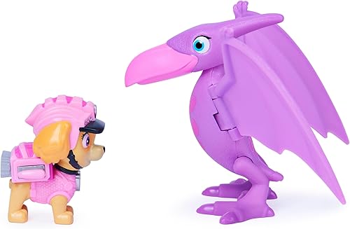 Miniatura 4 de Paw Patrol Dino Rescue Skye and Dinosaur - Juego de figuras de acción para niños de 3 años en adelante