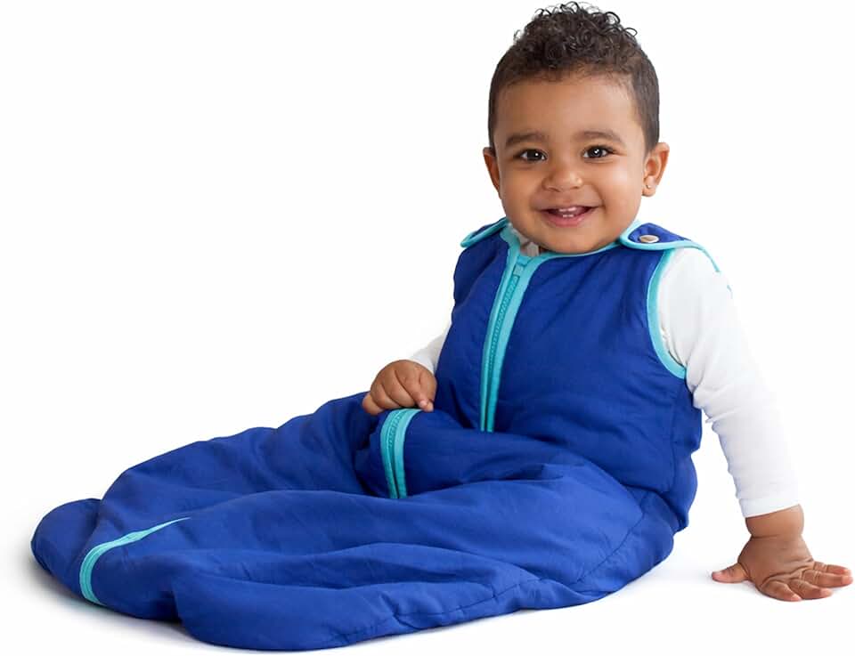 Baby Deedee Sleep Nest Original - Baby Sleep Sack 2.5 TOG 18-36 Months, Winter Sleeping Bag with Soft Cotton & Patented Shoulder Snaps, Wearable Blanket for Boy Girl Infant Toddler, Peacock