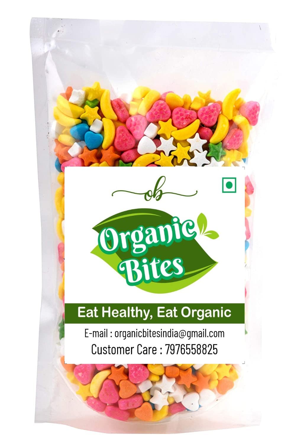Organic Bites Fruit-Flavored Bright Colorful Hard Candy In Assorted shapes -200 gm (B09Y3N8N8Z) Amazon Price History, Amazon Price Tracker