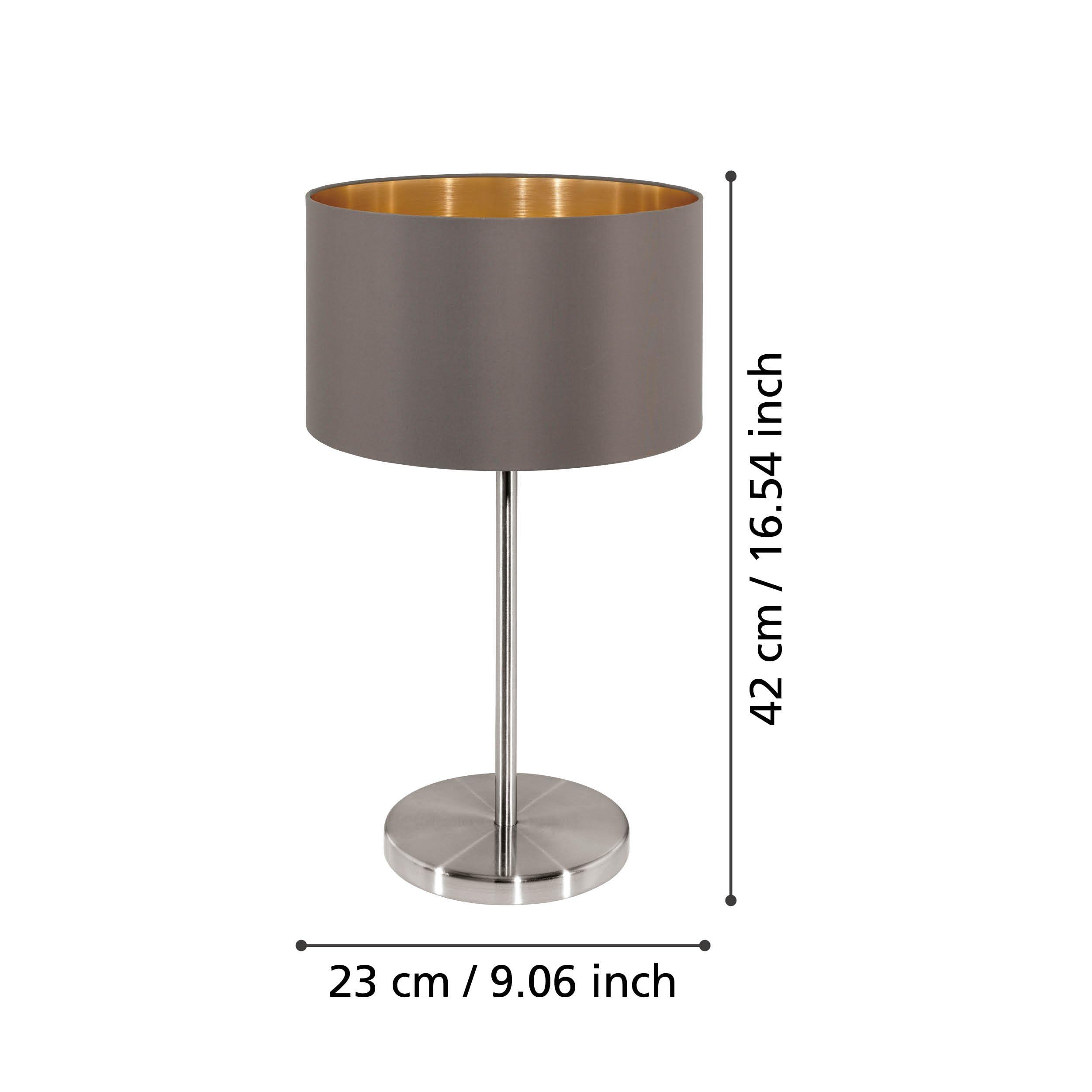 EGLO Hanglamp Carlton-1 31 cm zwart-koper kopen