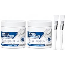 White Furniture Touch-Up Paste with Brush, Wood Filler & Repair Paste