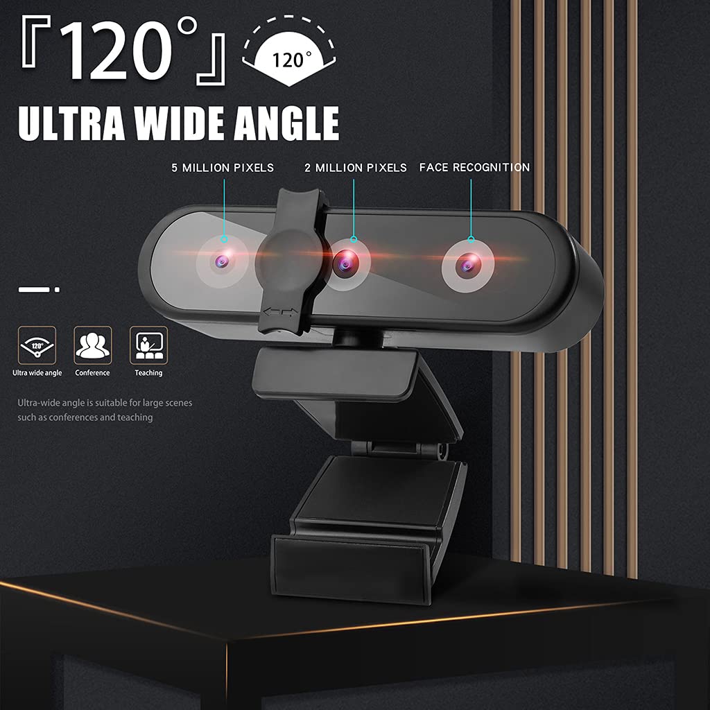 Webcam haute définition 1080p USB avec microphone intégré Lecteur 2K pour appels