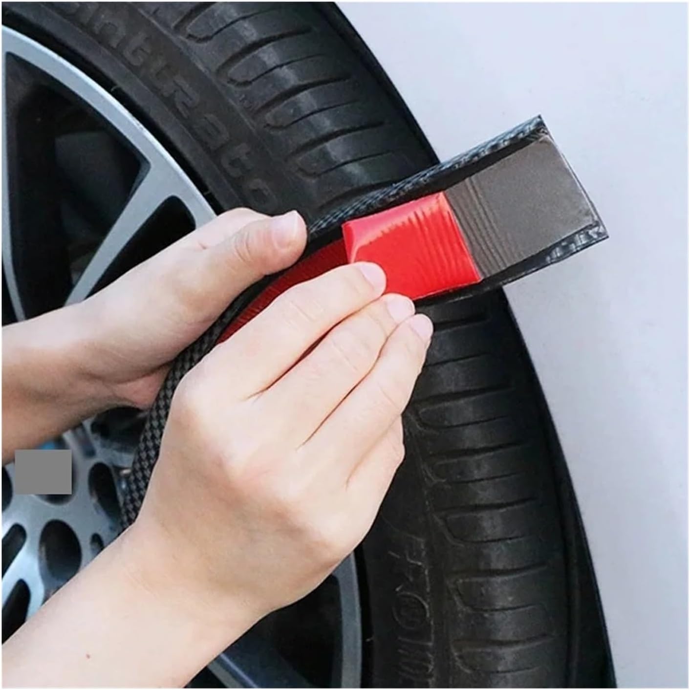 Universal Fender for Car Wheel Arches Wing Expander Arch Eyebrow Car Mudguard Lip Body Kit Protector Cover 1.5M*3.8/4.5/5.5cm(4.5cm Black)