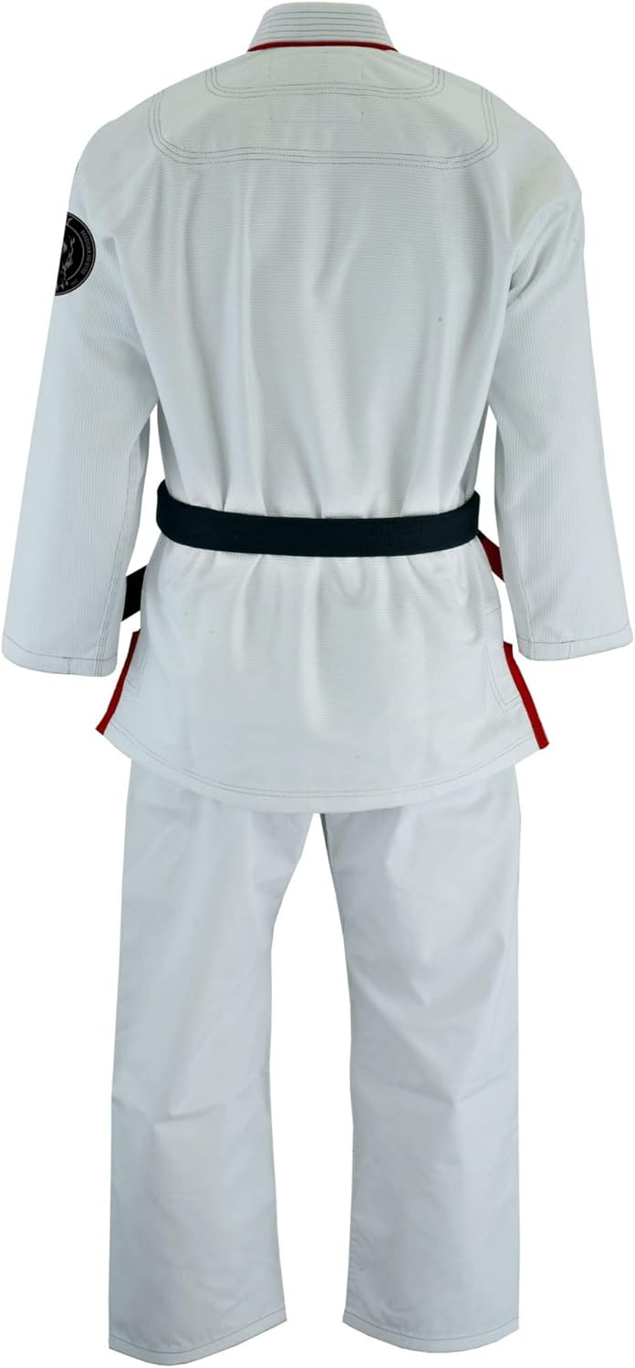 UFG - Classic Brazilian Jiu Jitsu - BJJ Kimono Gi Uniform Kids Adults Unisex (White, A-2)