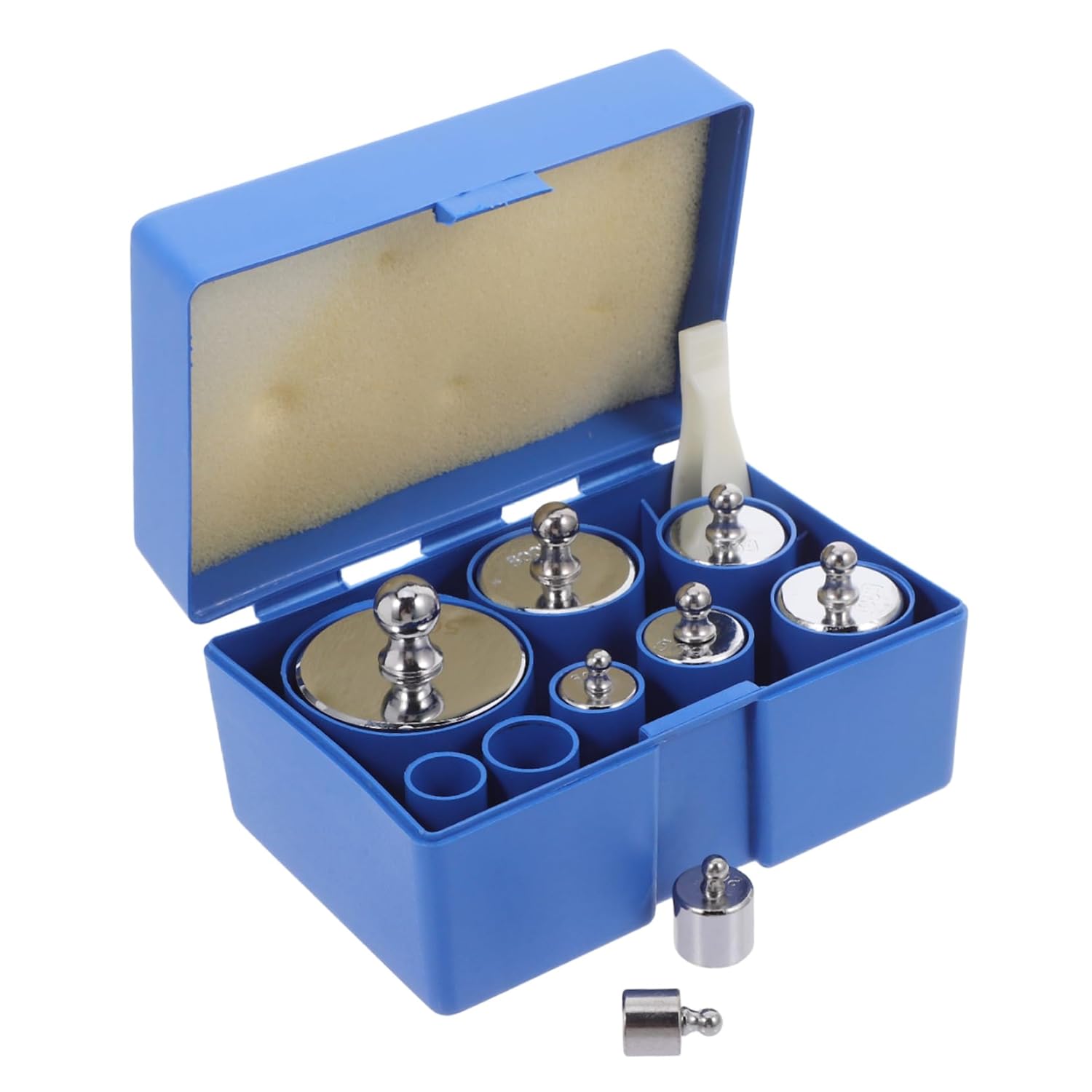 1000g Precision Calibration Weight Set Chrome Calibration Weights Set for Kitchen Scale Lab Scale Use