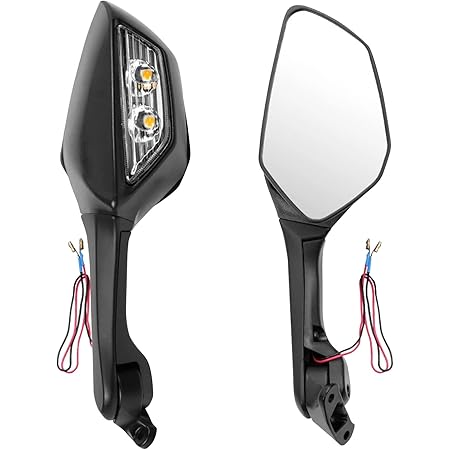 OTOROYS Adjustable Rear View Side Mirror with Turn Signal Led Indicator ...