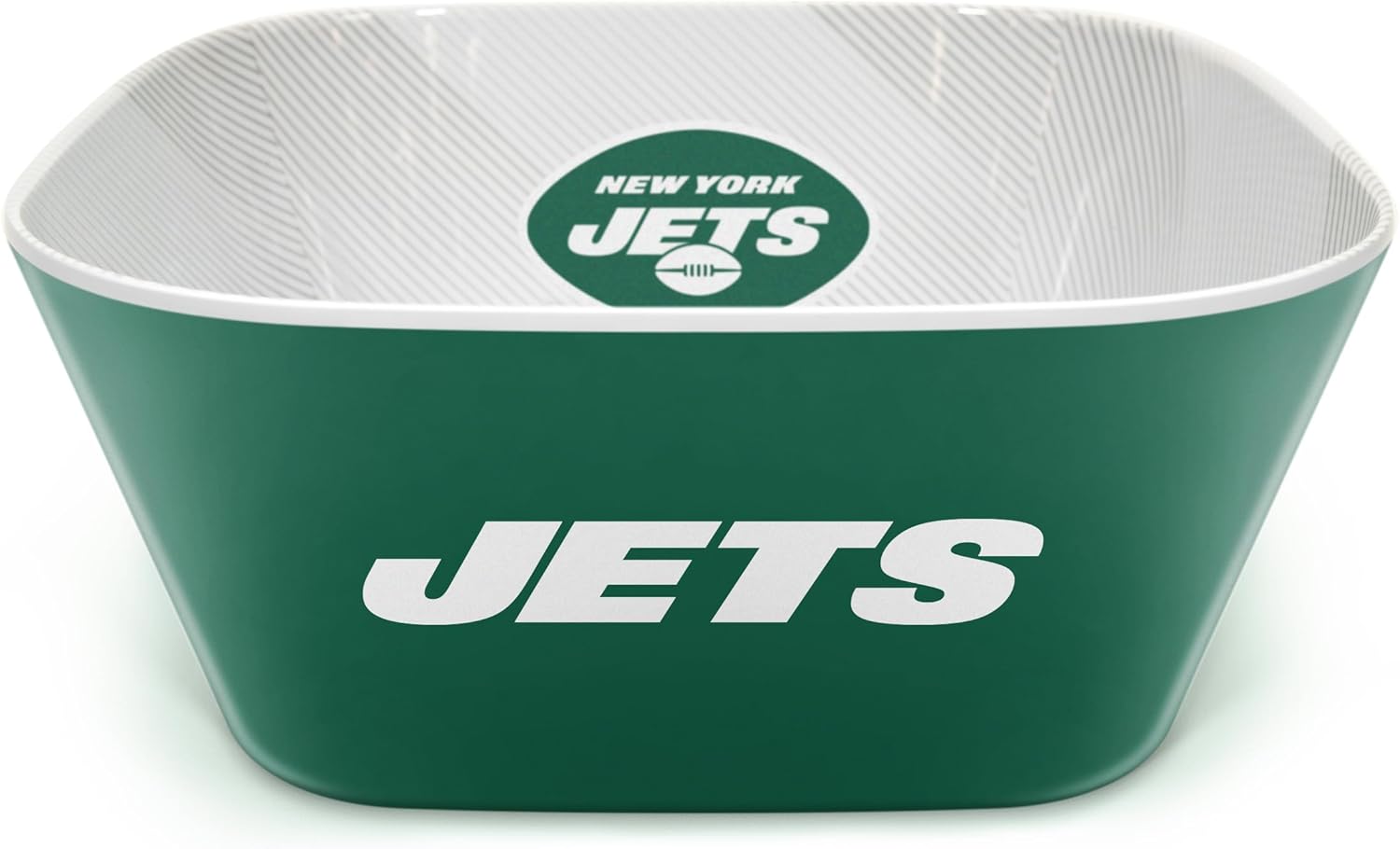 YouTheFan NFL Officially-licensed Large Party Bowl - 100% Melamine, dishwasher safe, BPA free - holds large bag of chips - sleek design - perfect for game day or any day