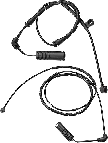 X AUTOHAUX 2 unids 34351164372 34351164371 Pastilla de freno delantero trasero sensor de desgaste electrónico para BMW 330xi 325xi 330i 330Ci
