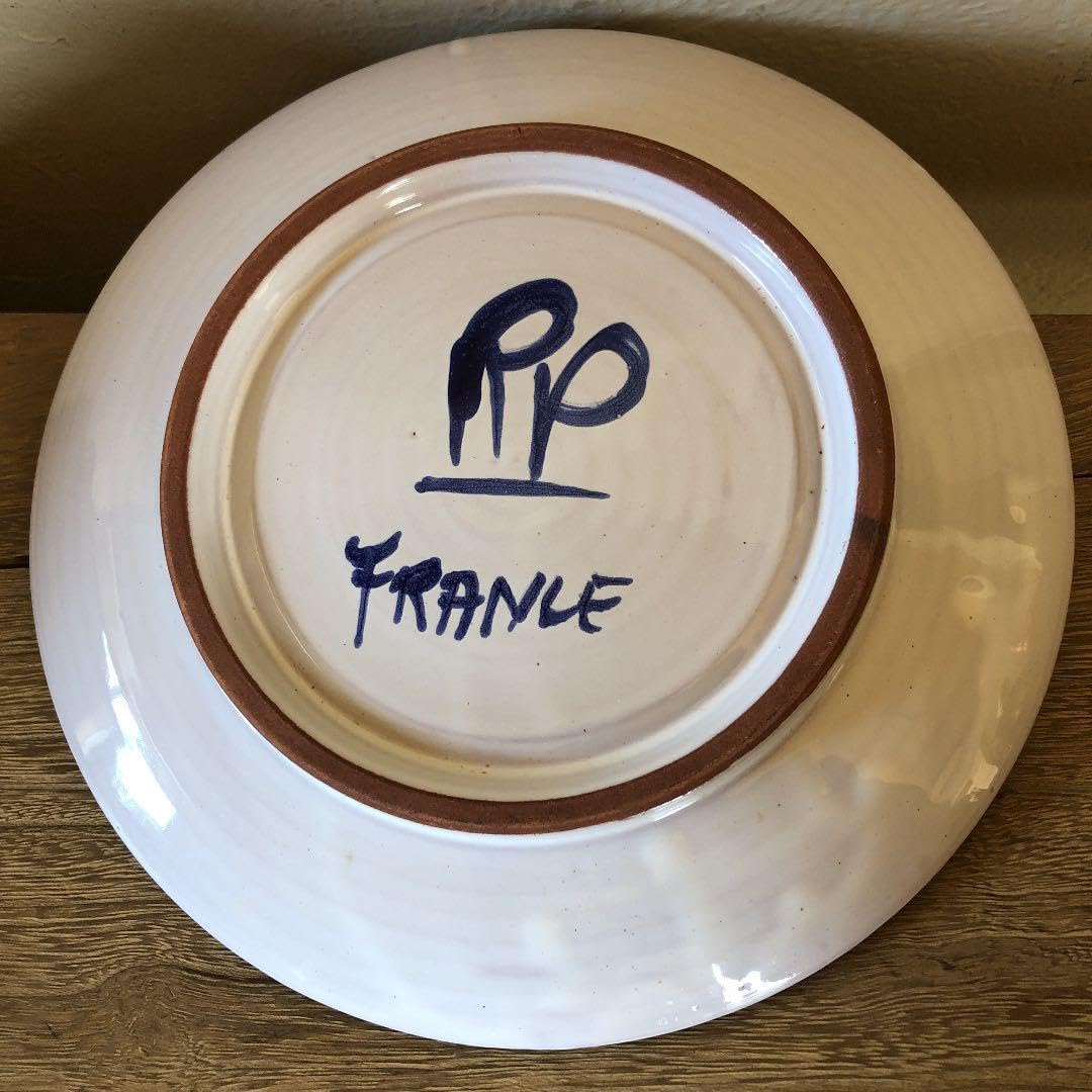 ロベール・ピコ　たんぽぽ　ハンドペイント　大プレート ロベール ピコ たんぽぽ ハンドペイント 大プレート ロベール・ピコ