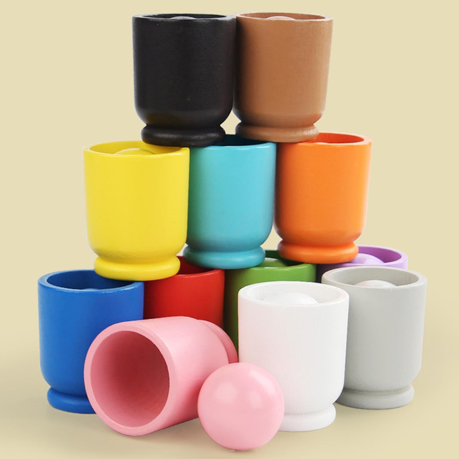 Bola Clasificadora de Colores en Vaso, Juguete para Niñas de 3 años en Adelante.