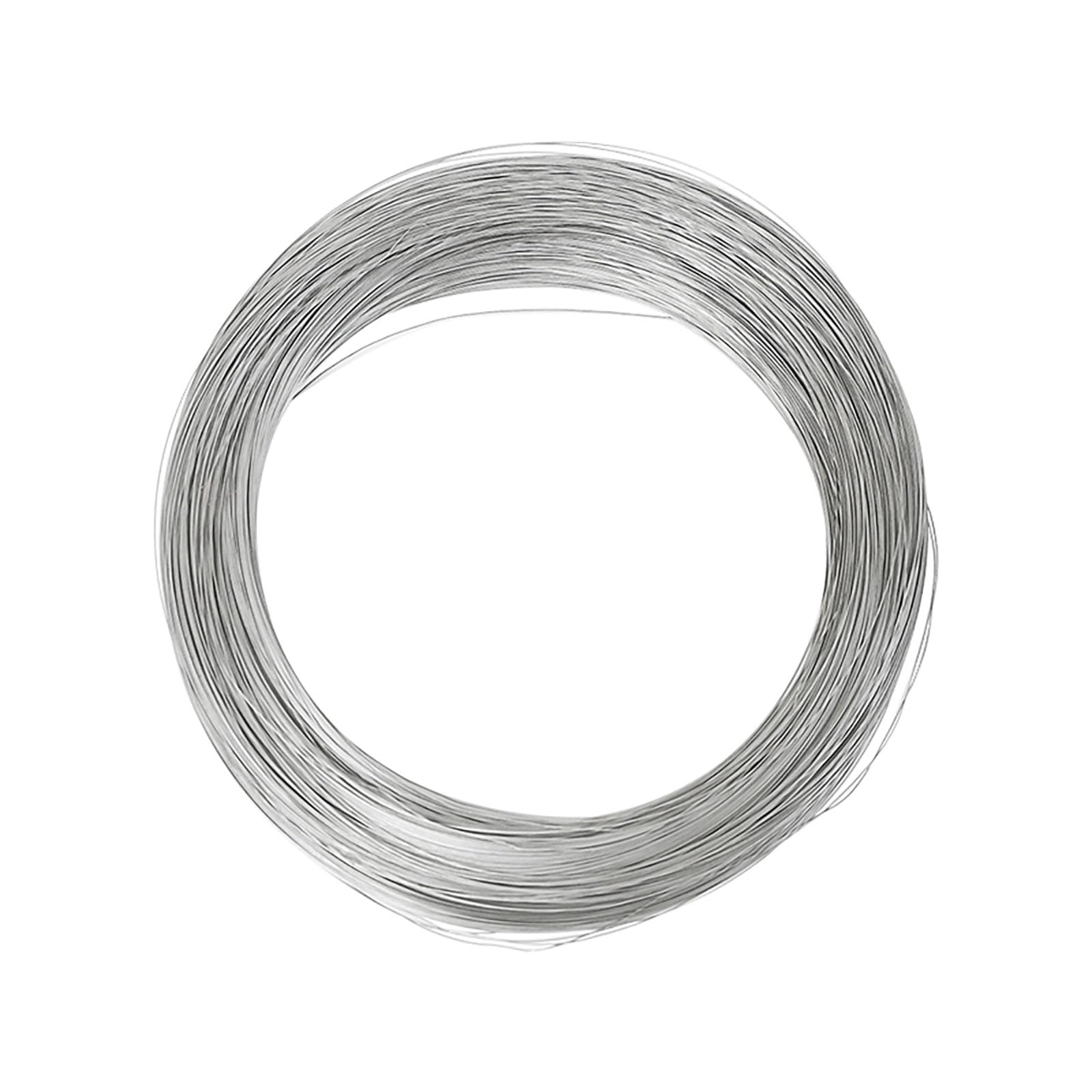COYOUCO Length 100 Meters Stainless Steel Wire Diameter 0.3mm-0.8mm Medium Hard Wire for Packing Wire Engraving Wire Jewelry Making Wire,0.6mm