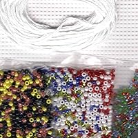 Vista 3 de Kit de adorno de punto de cruz con cuentas de huevo de mariquita Mill Hill 2016 Spring Bouquet MH181615