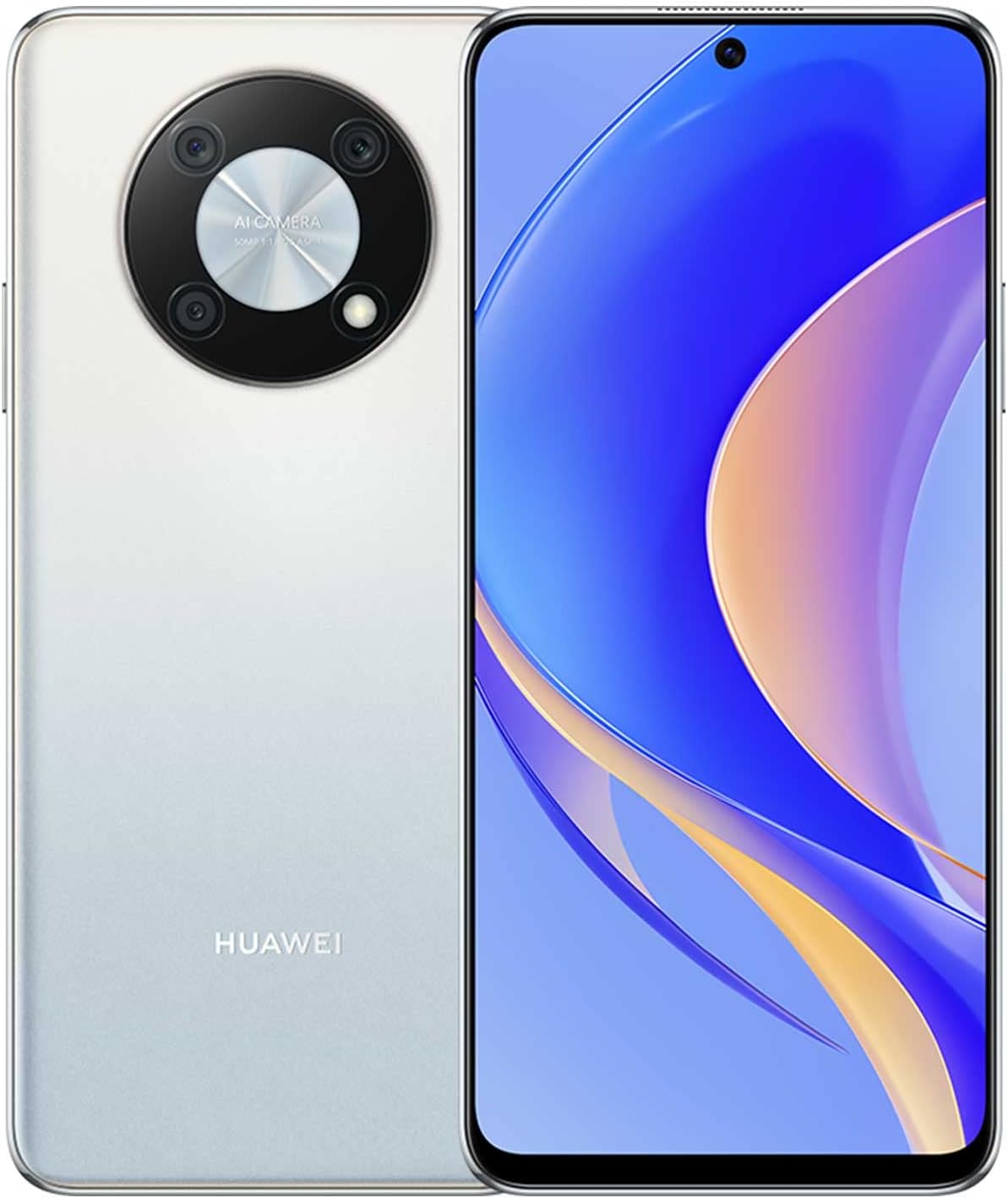 HUAWEI Nova Y90 6.7 Inch Mobile Phone 6GB RAM + 128GB ROM White