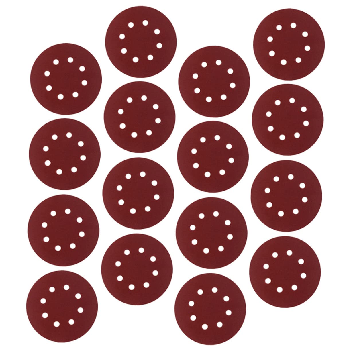 Gatuida 100 Pezzi Dischi Abrasivi Rotondi Floccati Da 5 Pollici Carte Abrasive Per Lucidatura Del Legno e Metallo Set Assortito 10 Grane (60 80 100 120 180 240 320 400 600)