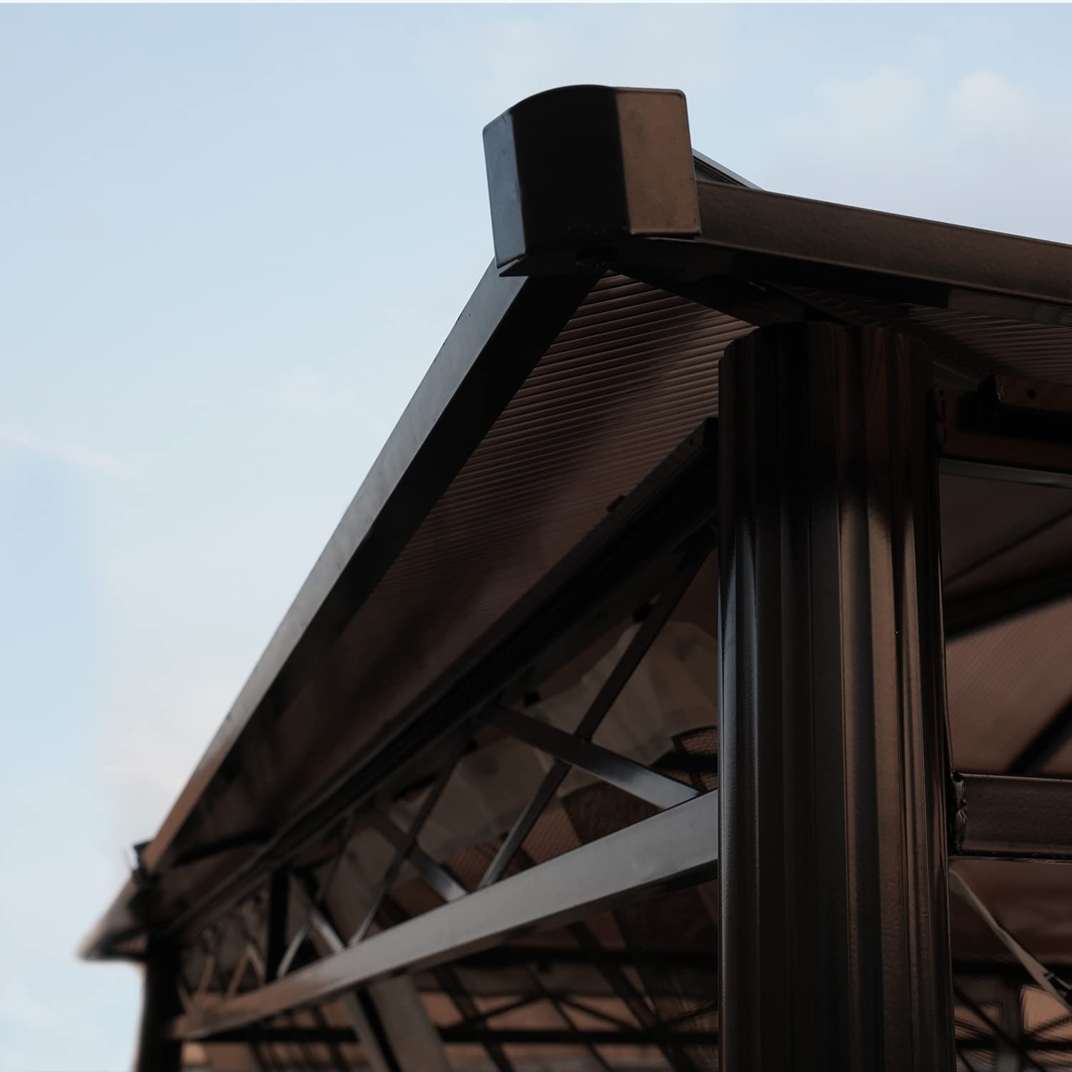 Buy Grand patio 10x12 FT Gazebos, Hardtop Gazebo with Netting and