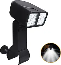Luz para churrasqueira, interruptor de toque com 10 luzes LED super brilhantes, que podem ser giradas em vários ângulos, à prova d'água e resistente ao calor para leitura/acampamento/churrasqueira