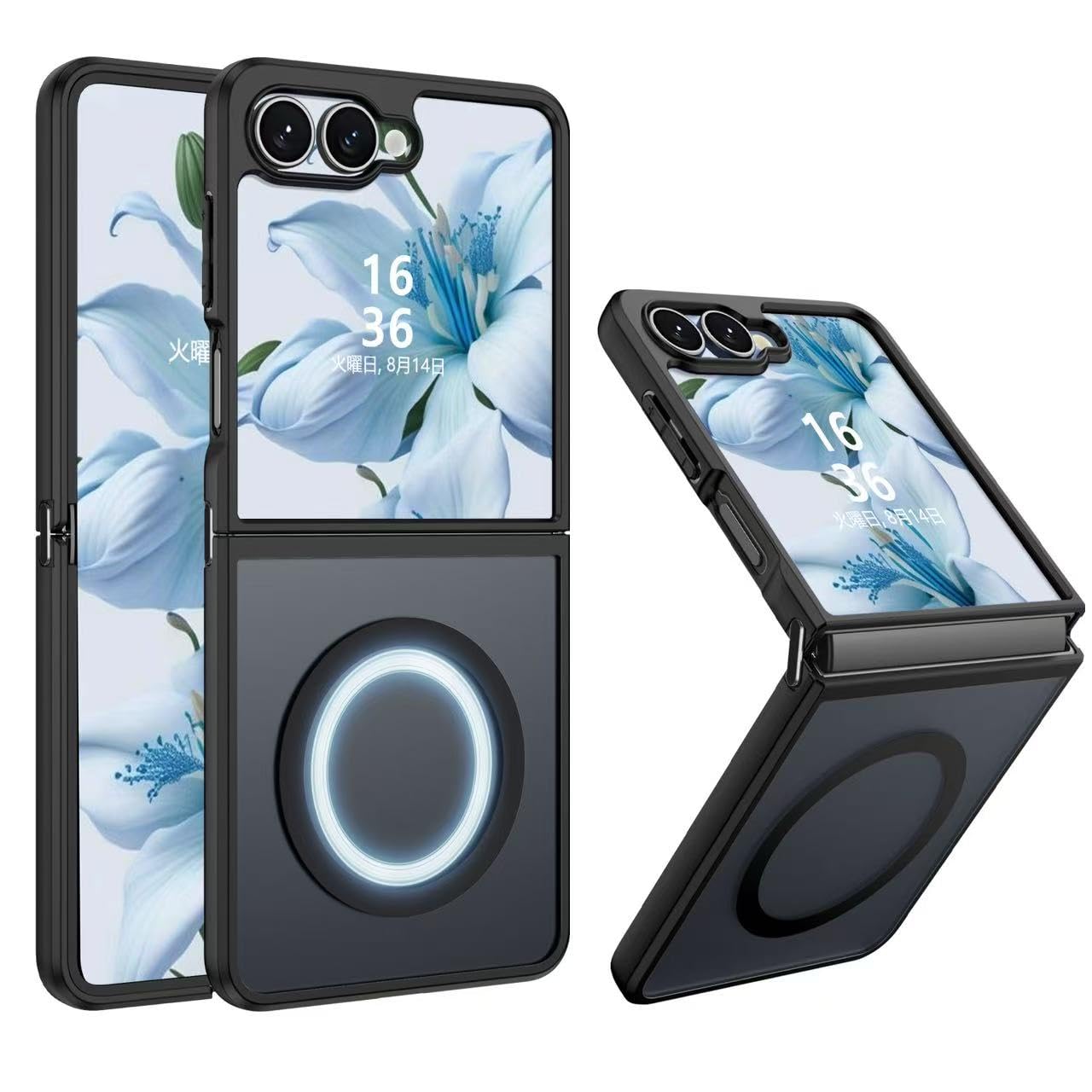 Amazon.co.jp: GUAGUA Galaxy Z Flip7 ケース MagSafe対応 ワイヤレス